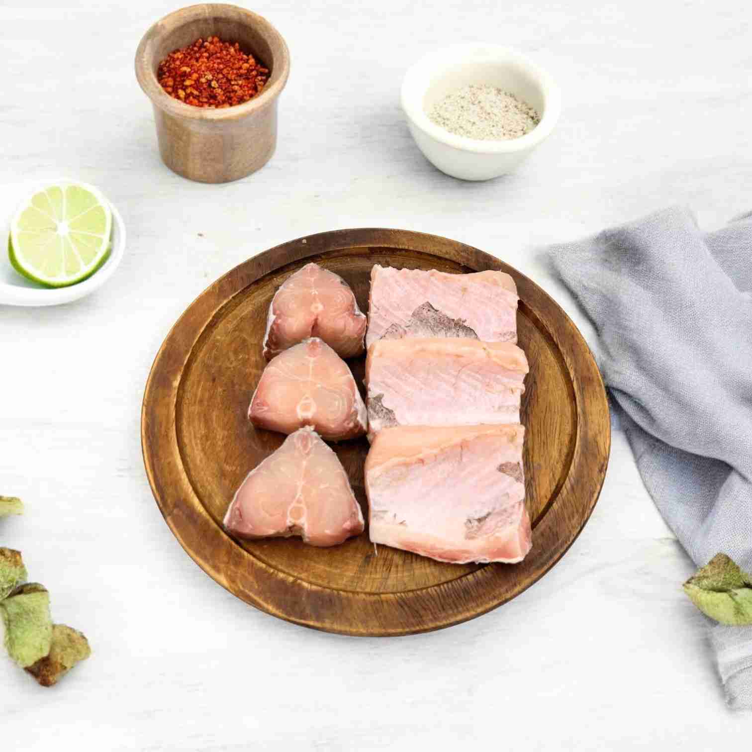 Rohu (Rui) Large - No Head (Gada + Peti Piece)(1.7 kg - 2.1 kg)